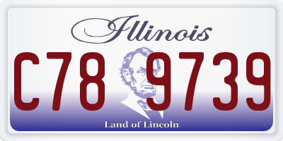 IL license plate C789739