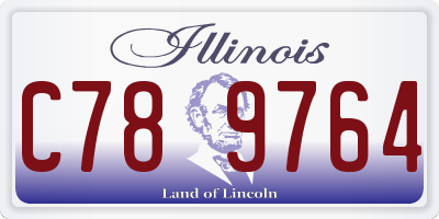IL license plate C789764