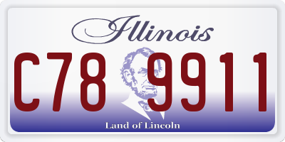 IL license plate C789911