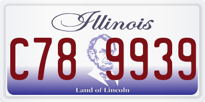 IL license plate C789939