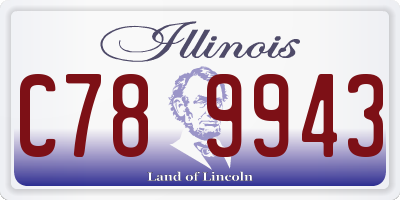 IL license plate C789943