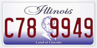IL license plate C789949