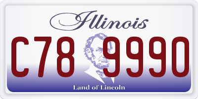 IL license plate C789990
