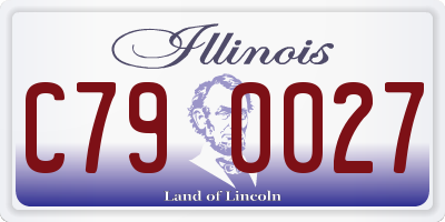 IL license plate C790027