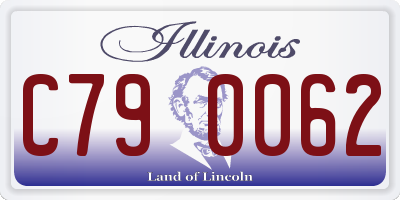 IL license plate C790062