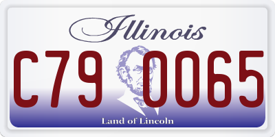 IL license plate C790065