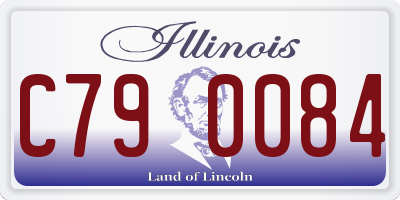 IL license plate C790084