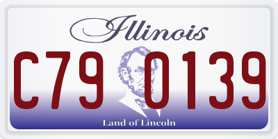 IL license plate C790139