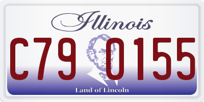 IL license plate C790155