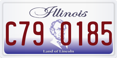IL license plate C790185
