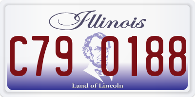 IL license plate C790188