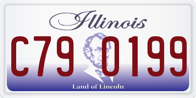 IL license plate C790199