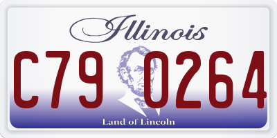 IL license plate C790264