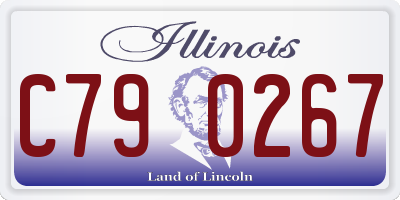 IL license plate C790267