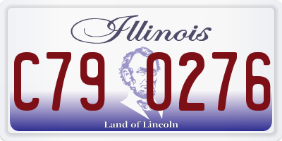 IL license plate C790276
