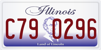 IL license plate C790296
