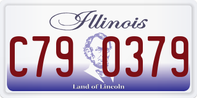 IL license plate C790379