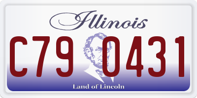 IL license plate C790431