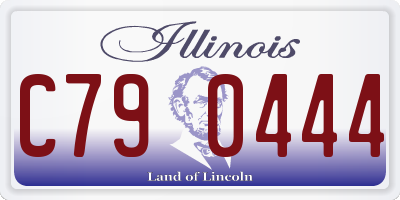 IL license plate C790444