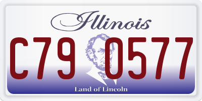 IL license plate C790577