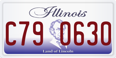 IL license plate C790630
