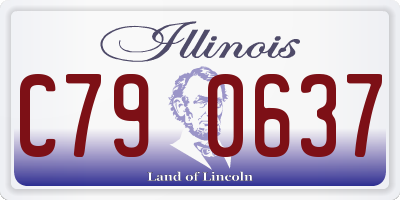 IL license plate C790637