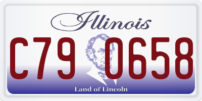 IL license plate C790658