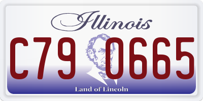 IL license plate C790665
