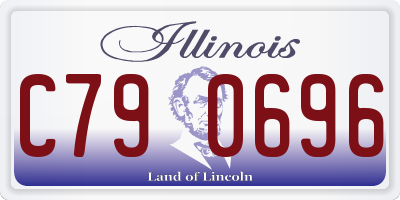 IL license plate C790696