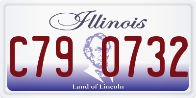 IL license plate C790732