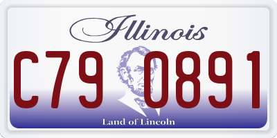 IL license plate C790891