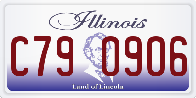IL license plate C790906