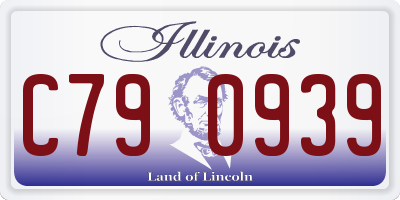 IL license plate C790939