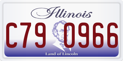 IL license plate C790966
