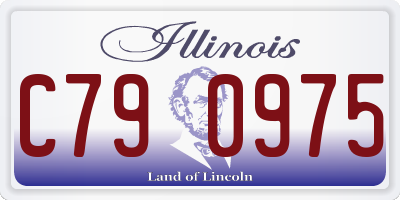 IL license plate C790975