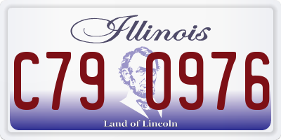 IL license plate C790976
