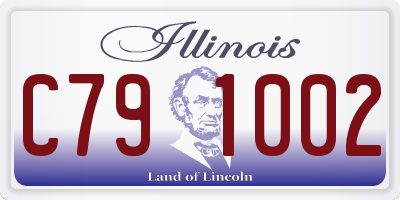 IL license plate C791002