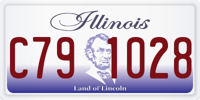 IL license plate C791028