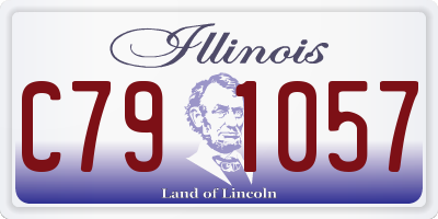 IL license plate C791057