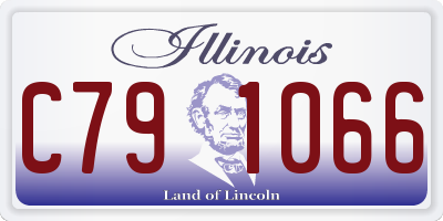 IL license plate C791066