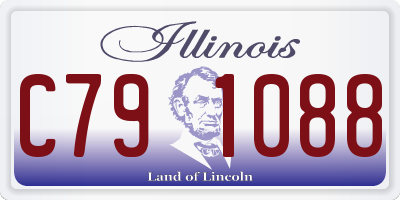 IL license plate C791088