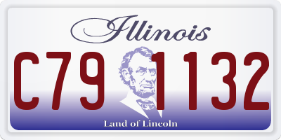 IL license plate C791132