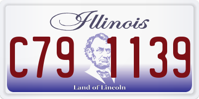 IL license plate C791139