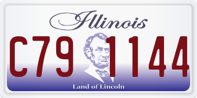 IL license plate C791144