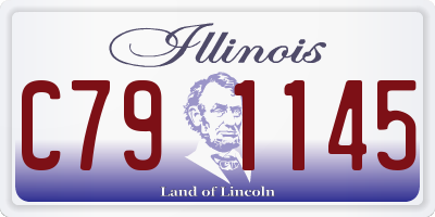 IL license plate C791145
