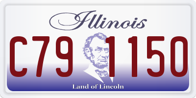 IL license plate C791150