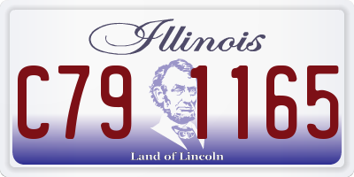 IL license plate C791165