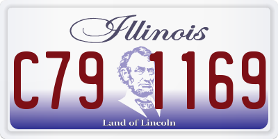IL license plate C791169
