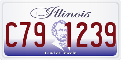 IL license plate C791239