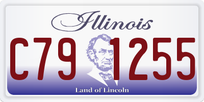 IL license plate C791255